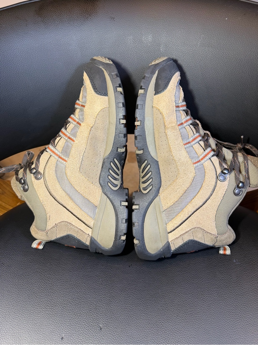The North Face Tan and Gray Waterproof Hiking Boots Men’s Sz 8.5 - Picture 10 of 13
